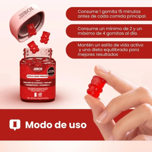 Gomitas de Vinagre de Manzana - Cuidarse nunca fue tan sabroso