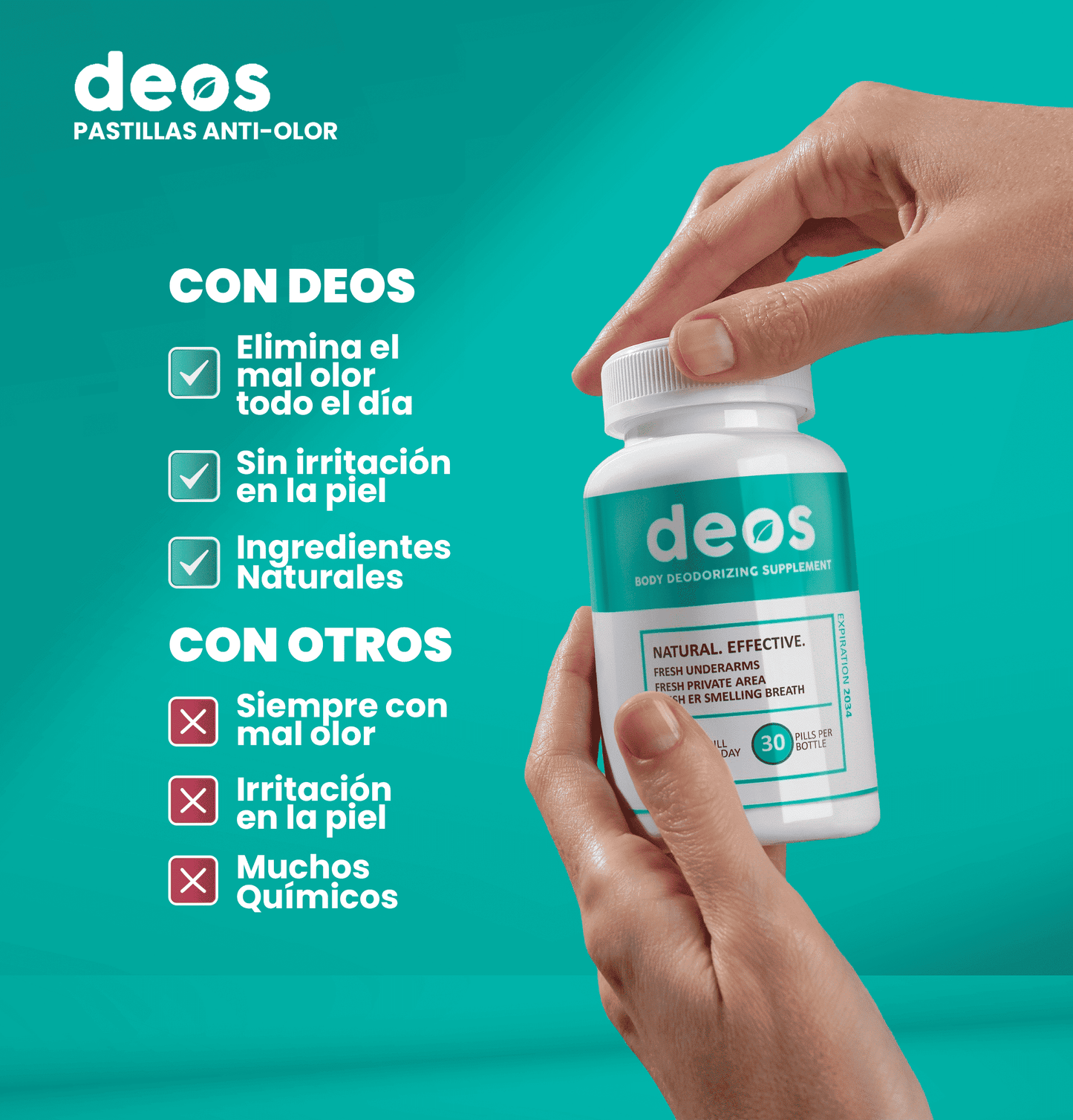 Deos™ Desodorante Corporal - Frescura Interior Bienestar Exterior