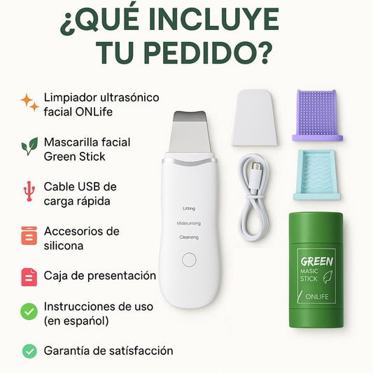 Limpiadora Ultrasonica + Mascarilla de te