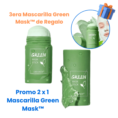 Mascarilla Green Mask™ Combo 2x1 + una de regalo 🎁 - Detox completo