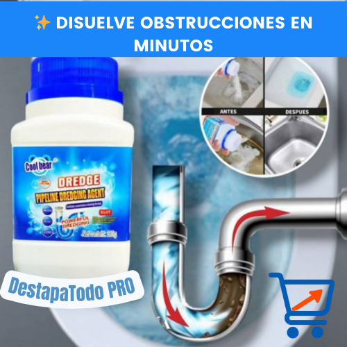 Destapa Todo PRO 2x1 ✨ Disuelve obstrucciones difíciles en minutos